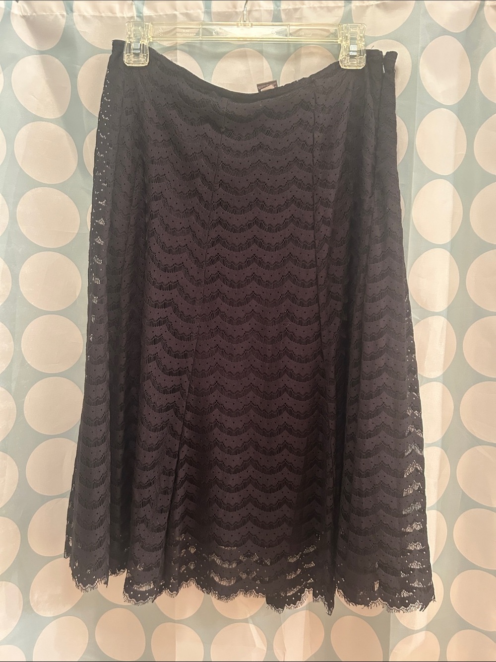 Apt. 9 Black Lace Circle Skirt
